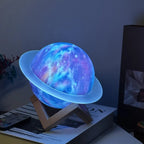 Saturn Planet Bluetooth Speaker Lamp – LED Galaxy Night Light with Remote Control
